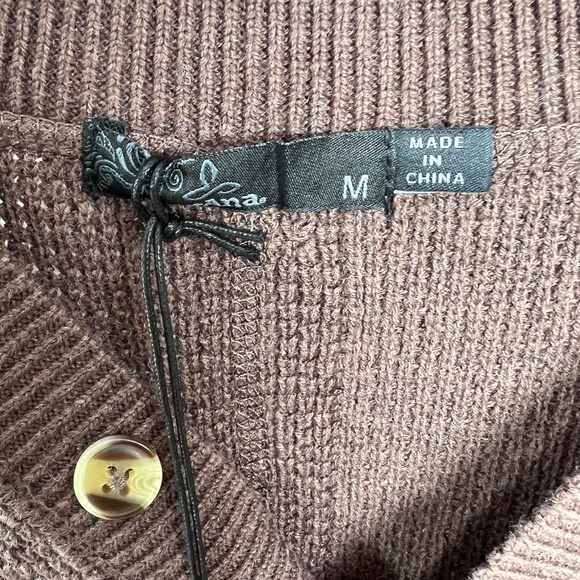 Prana Milani Henley Dress Clove M Organic Sustainable - Picture 14 of 16